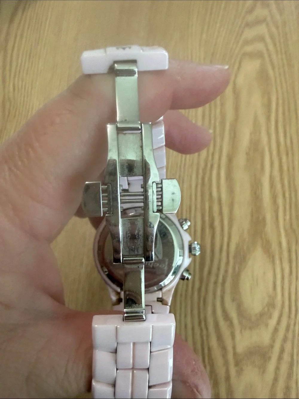 TechnoMarine Pink Ceramic Watch